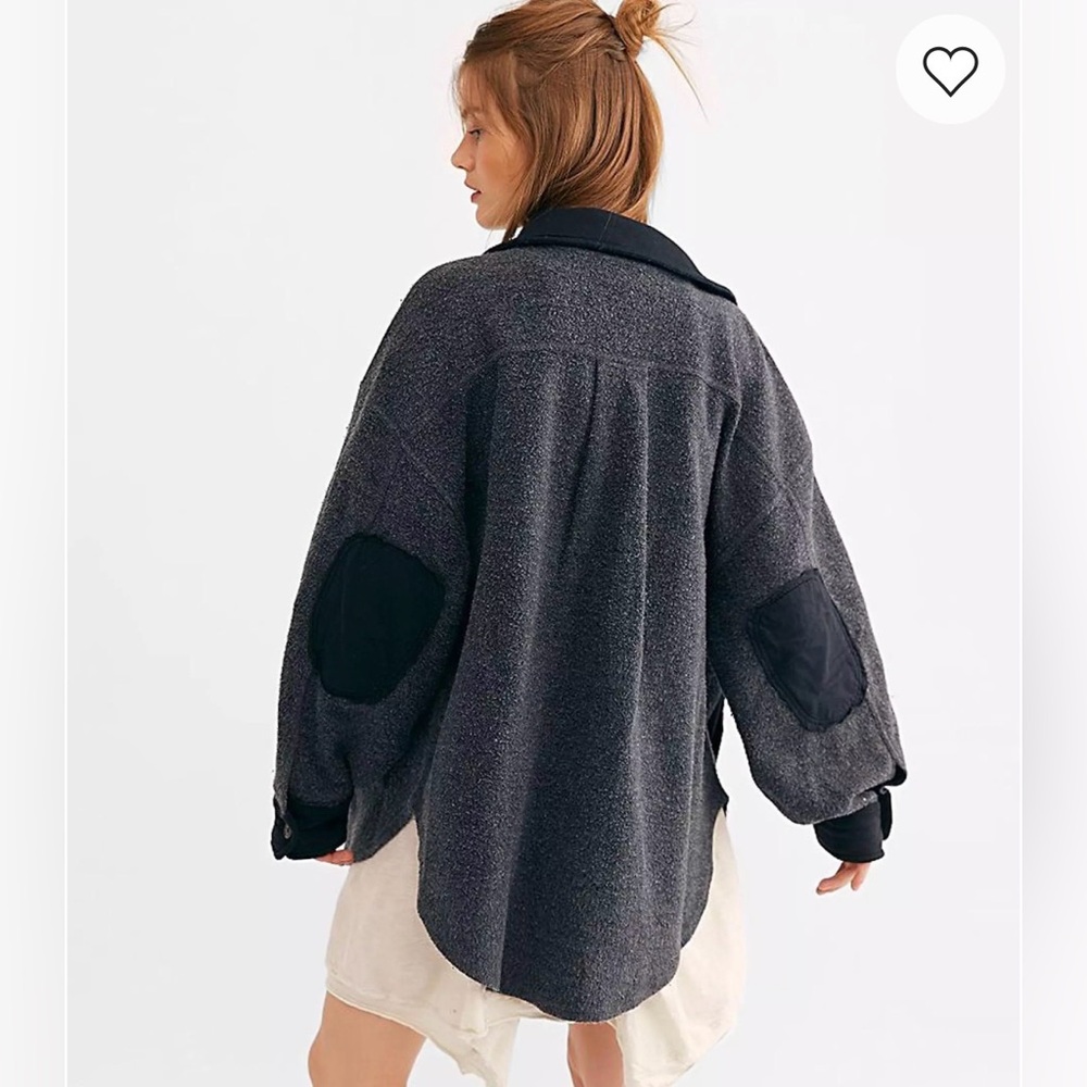 Free People Ruby Reverse Fleece Jacket Medium - Picture 2 of 16